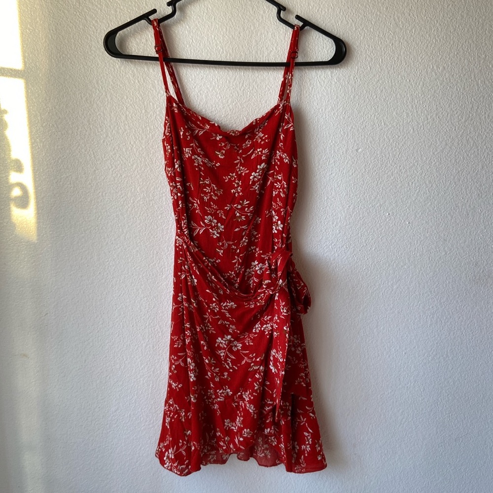 ZAFUL Ruffle Wrap Dress